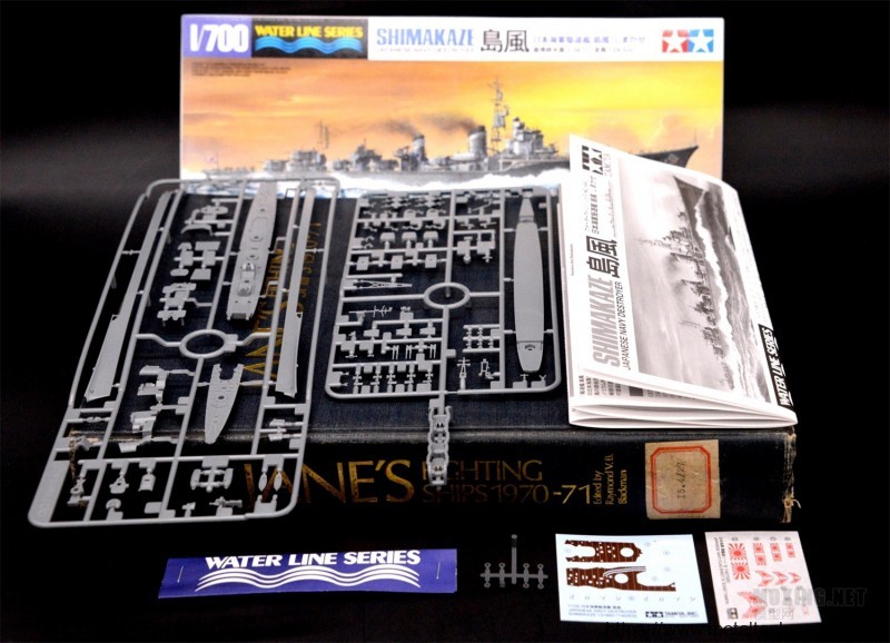 [坦克模型评测]田宫-1/700日本岛风号驱逐舰(新版31460(旧版31409)