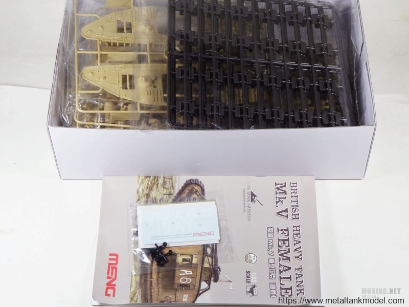 [模型网评测]MENG-1/35一战英国MK.V重型坦克(雌性)(TS-029)-简介与开盒 - 第5张  | 制作坦克模型记录