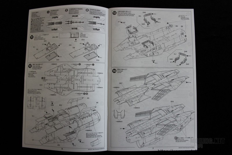 [开盒简评]田宫-1/48格鲁曼F-14A