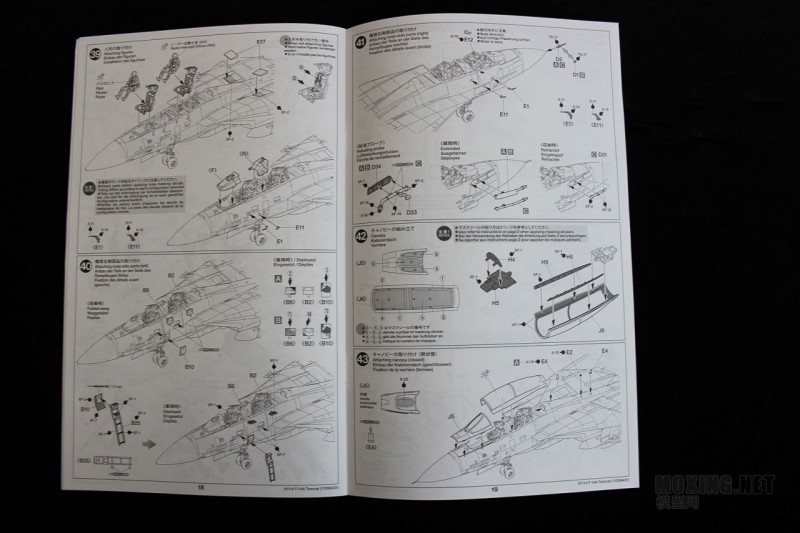 [开盒简评]田宫-1/48格鲁曼F-14A