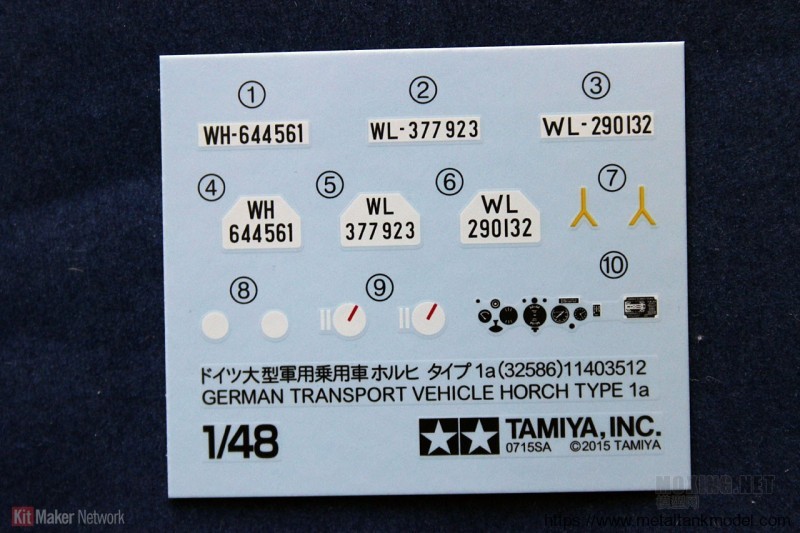 [开盒简评]田宫-1/48德国霍希(HORCH)1a大型军用卡车(32586)-开盒简介及视频 - 第6张  | 制作坦克模型记录