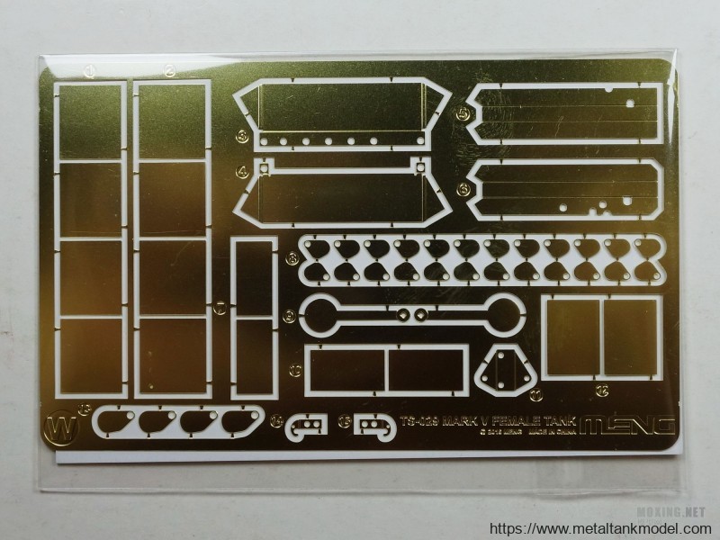 [模型网评测]MENG-1/35一战英国MK.V重型坦克(雌性)(TS-029)-简介与开盒 - 第12张  | 制作坦克模型记录