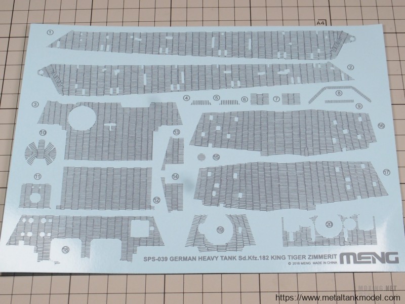 [模型网评测]MENG-1/35虎王防磁装甲水贴(SPS-039)-简介与开盒 - 第1张  | 制作坦克模型记录