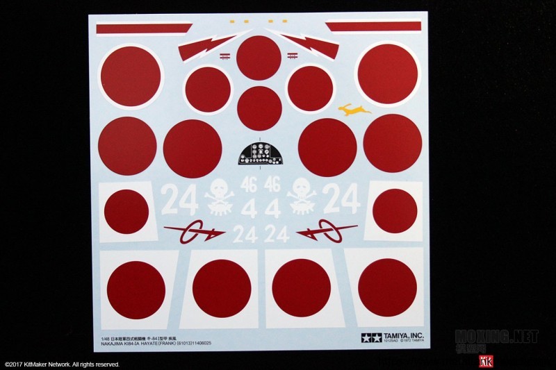 [开盒简评]田宫(61116)-1/48日本Ki-84四式战斗机