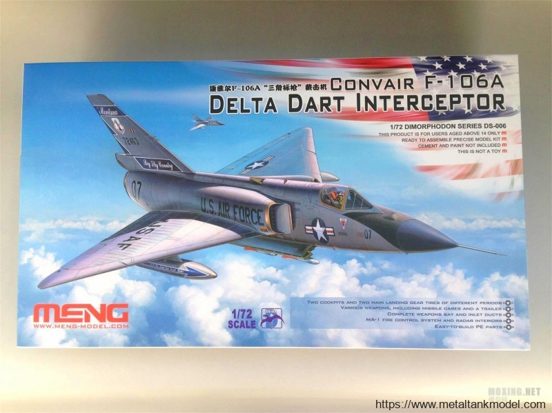 [模型网评测]MENG-1/72康维尔F-106A
