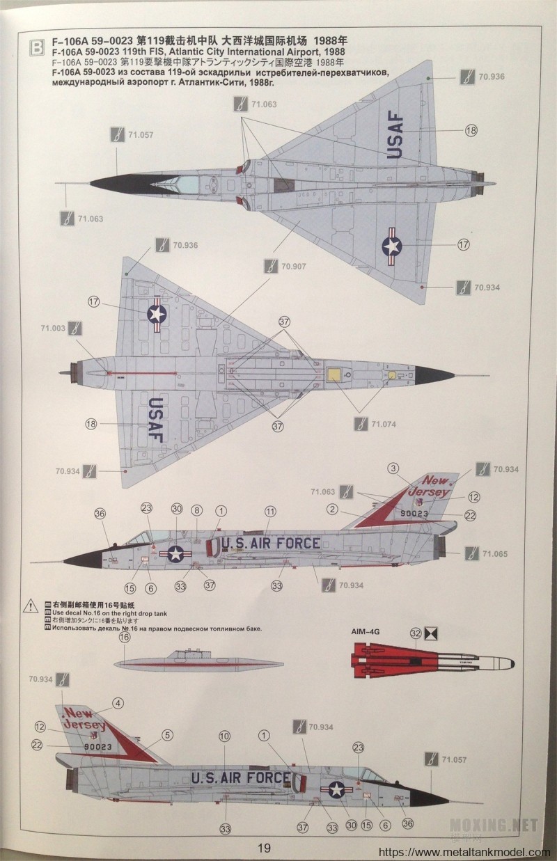 [模型网评测]MENG-1/72康维尔F-106A
