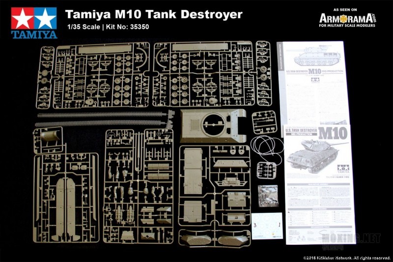 [开盒简评]田宫-1/35美国M10坦克歼击车(中期型)(35350)-实车简介 - 第2张  | 制作坦克模型记录