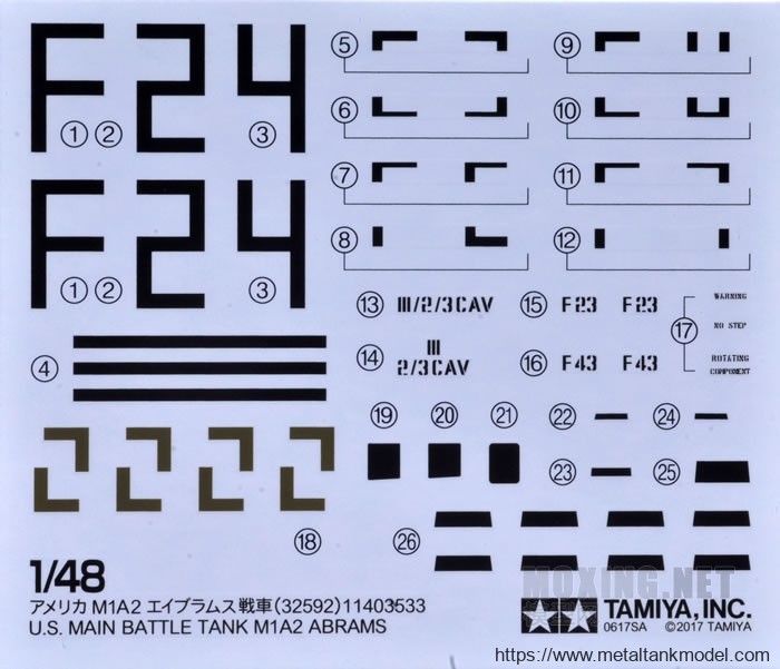 [开盒简评]田宫(32592)-1/48美国M1A2
