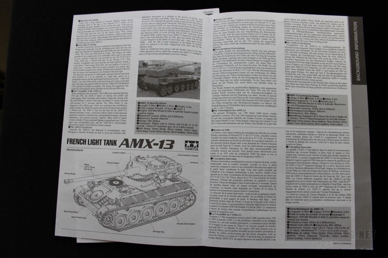 [开盒简评]田宫-1/35法国AMX-13轻型坦克(35349)-开盒 - 第2张  | 制作坦克模型记录