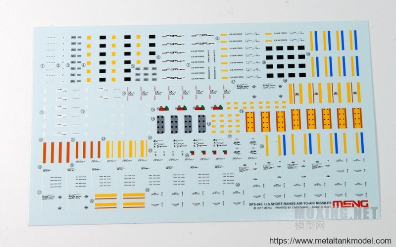 [模型网评测]MENG(SPS-043/044/045)-1/48美国空军机载武器-SPS-043 美国近程空空导弹-1 - 第10张  | 制作坦克模型记录