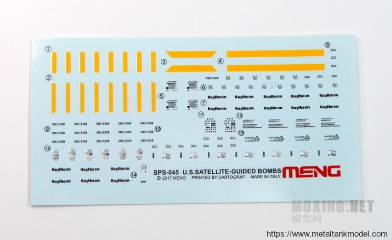 [模型网评测]MENG(SPS-043/044/045)-1/48美国空军机载武器-SPS-043 美国近程空空导弹-1 - 第6张  | 制作坦克模型记录