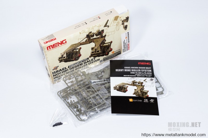 [模型网评测]MENG-1/35以色列NOCHRI DEGEM DALET重型车载扫雷滚系统(sps-021)-简介 - 第2张  | 制作坦克模型记录
