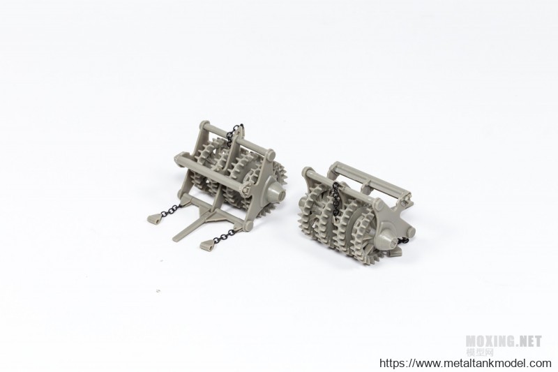 [模型网评测]MENG-1/35以色列NOCHRI DEGEM DALET重型车载扫雷滚系统(sps-021)-简介 - 第5张  | 制作坦克模型记录