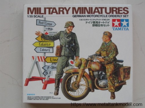 [开盒简评]田宫-1/35德军摩托传令兵(35241) - 第1张  | 制作坦克模型记录