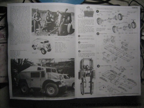 [开盒评测]田宫-1/35英军四轮拖车(加拿大福特F.G.T)+25磅炮(35044)-封绘及总览 - 第2张  | 制作坦克模型记录