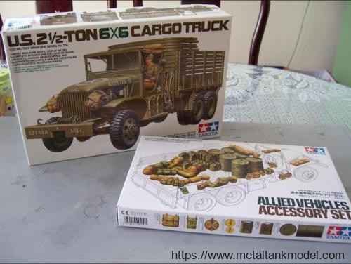 [开盒评测]田宫-1/35美军GMC CCKW-353 2.5吨军卡(35218)+盟军车辆装载物套装(35229)-封绘及总览 - 第34张  | 制作坦克模型记录