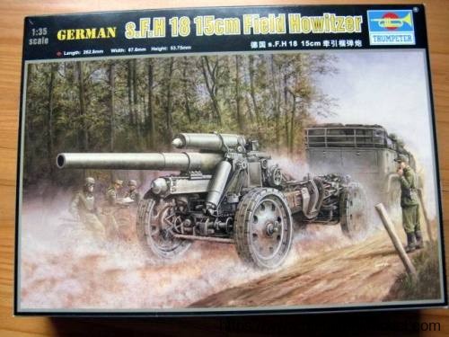[开盒评测]号手-1/35德国s.F.H18 150mm牵引榴弹炮(02304)-封绘及总览