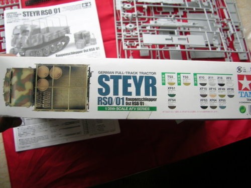 [开盒评测]田宫-1/35德国STEYR RSO/01履带运输车(32404)-封绘及总览 - 第3张  | 制作坦克模型记录