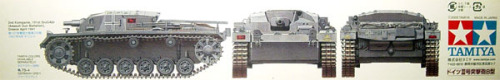 [开盒评测]田宫-1/35德国3号/三号B型突击炮(35281)+狮鸣翼子板PE(LAM015)-封绘及简介 - 第2张  | 制作坦克模型记录