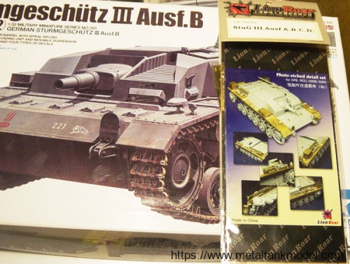 [开盒评测]田宫-1/35德国3号/三号B型突击炮(35281)+狮鸣翼子板PE(LAM015)-封绘及简介 - 第4张  | 制作坦克模型记录