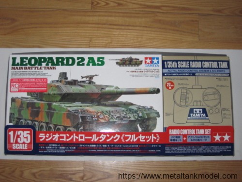 [开盒评测]田宫-1/35德国豹2A5主战坦克遥控版(48204)-封绘及总览 - 第1张  | 制作坦克模型记录