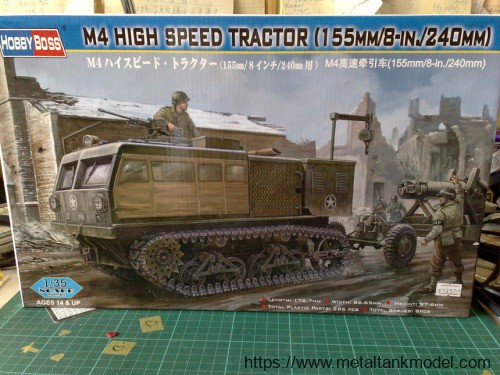 [开盒评测]HOBBYBOSS-1/35美国M4高速牵引车(82408)-封绘及简介