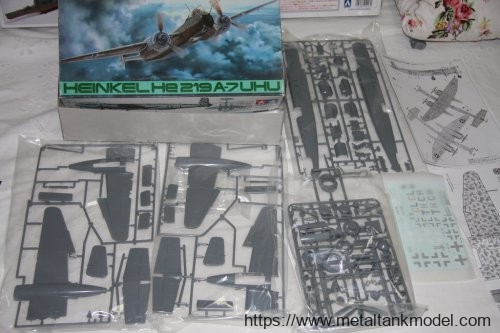 [开盒评测]田宫-1/48亨克尔He219 A-7(夜枭UHU)夜间战斗机(61057)-开盒总览 - 第4张  | 制作坦克模型记录