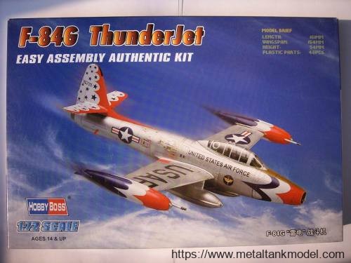[开盒评测]HOBBYBOSS-1/72美国F-84G战斗机(80247)-封绘及总览