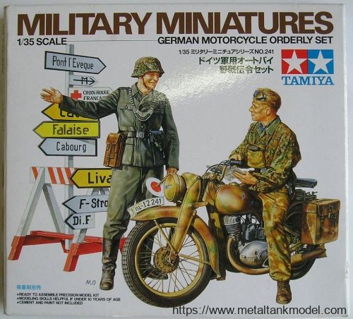 [板件评测]田宫-1/35德国二战野战宪兵及传令摩托(35241)-封绘及总览 - 第1张  | 制作坦克模型记录