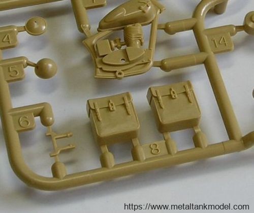 [板件评测]田宫-1/35德国二战野战宪兵及传令摩托(35241)-封绘及总览 - 第5张  | 制作坦克模型记录