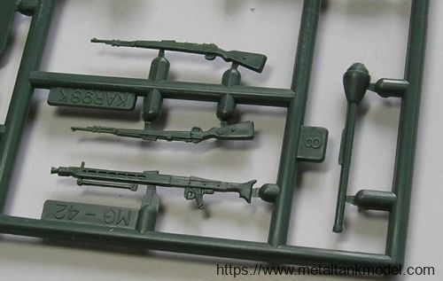 [开盒评测]田宫-1/35德国二战BMW带斗摩托及步兵(35016)-封绘及总览 - 第3张  | 制作坦克模型记录