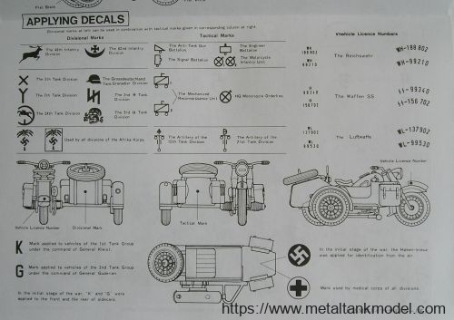 [开盒评测]田宫-1/35德国二战BMW带斗摩托及步兵(35016)-封绘及总览 - 第5张  | 制作坦克模型记录