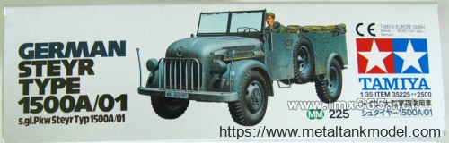 [开盒评测]田宫-1/35德军斯太尔1500A大型军用车(35225)(35305)-封绘及总览 - 第3张  | 制作坦克模型记录