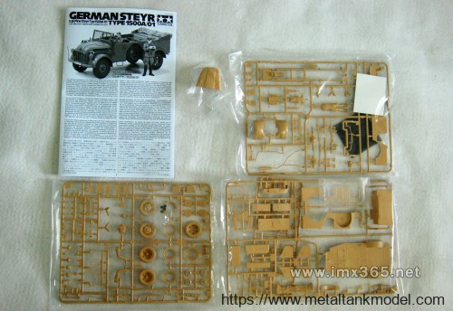 [开盒评测]田宫-1/35德军斯太尔1500A大型军用车(35225)(35305)-封绘及总览 - 第3张  | 制作坦克模型记录