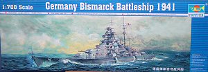 [开盒简评]号手-1/700德国俾斯麦号战列舰(05711)