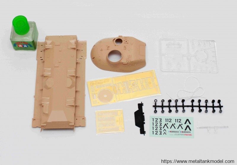 [模型网评测]MENG-1/35法国AMX30B2主战坦克(TS-013)完全评测-开盒 - 第5张  | 制作坦克模型记录