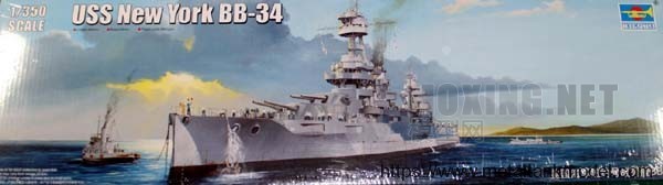 [开盒评测]号手-1/350美国BB-34