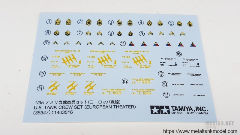 [模型网评测]田宫-1/35美国坦克兵组(欧洲战线)(35347)-开盒 - 第1张  | 制作坦克模型记录