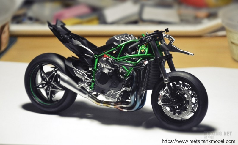[模型网评测]田宫(14131)-1/12 川崎 忍者H2R 赛道摩托车-开盒 - 第5张  | 制作坦克模型记录