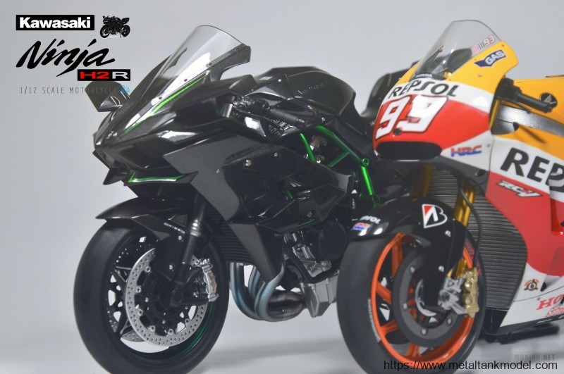 [模型网评测]田宫(14131)-1/12 川崎 忍者H2R 赛道摩托车-开盒 - 第19张  | 制作坦克模型记录