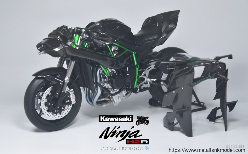 [模型网评测]田宫(14131)-1/12 川崎 忍者H2R 赛道摩托车-开盒 - 第21张  | 制作坦克模型记录