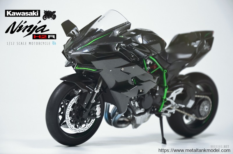 [模型网评测]田宫(14131)-1/12 川崎 忍者H2R 赛道摩托车-开盒 - 第1张  | 制作坦克模型记录