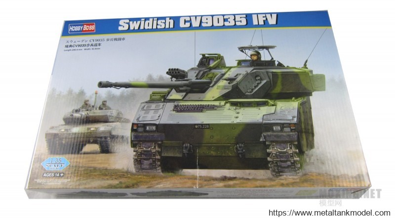 [模型网评测]HOBBYBOSS-1/35瑞典CV9035步兵战车(83823)-封绘及简介