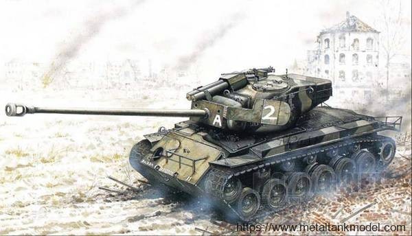 [模型网评测]HOBBYBOSS-1/35美国T26E4超级潘兴 实验型一号车(82426) -实车简介