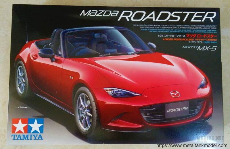 [模型网评测]田宫-1/24马自达MX-5/ROADSTER敞篷跑车(24342)-实车简介 - 第1张  | 制作坦克模型记录