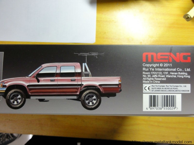 [开盒评测]MENG-1/35武装皮卡附军需品(VS-002)-封绘及简介 - 第6张  | 制作坦克模型记录