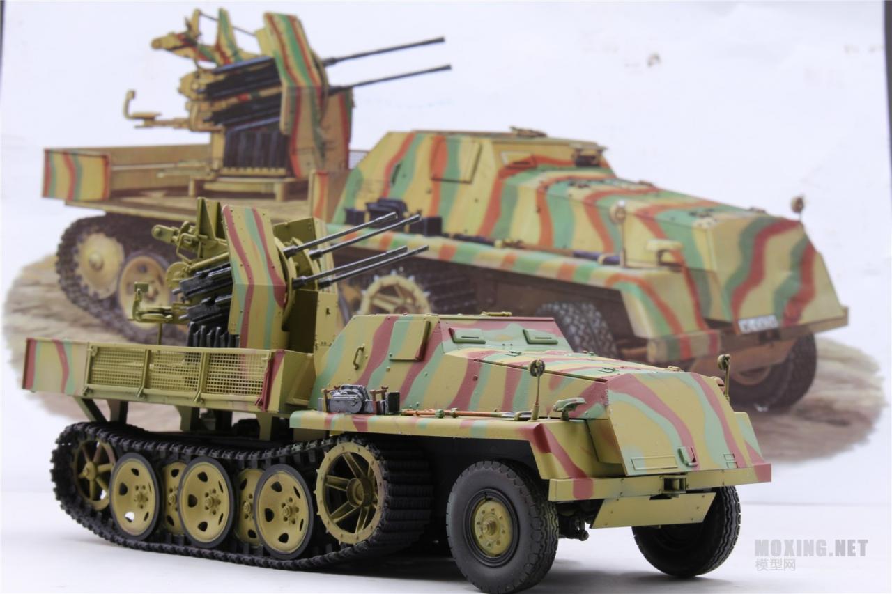 [模型网评测]威骏-1/35德军SWS四联高炮(全内构)(CB35213)-开篇简介 - 第1张  | 制作坦克模型记录