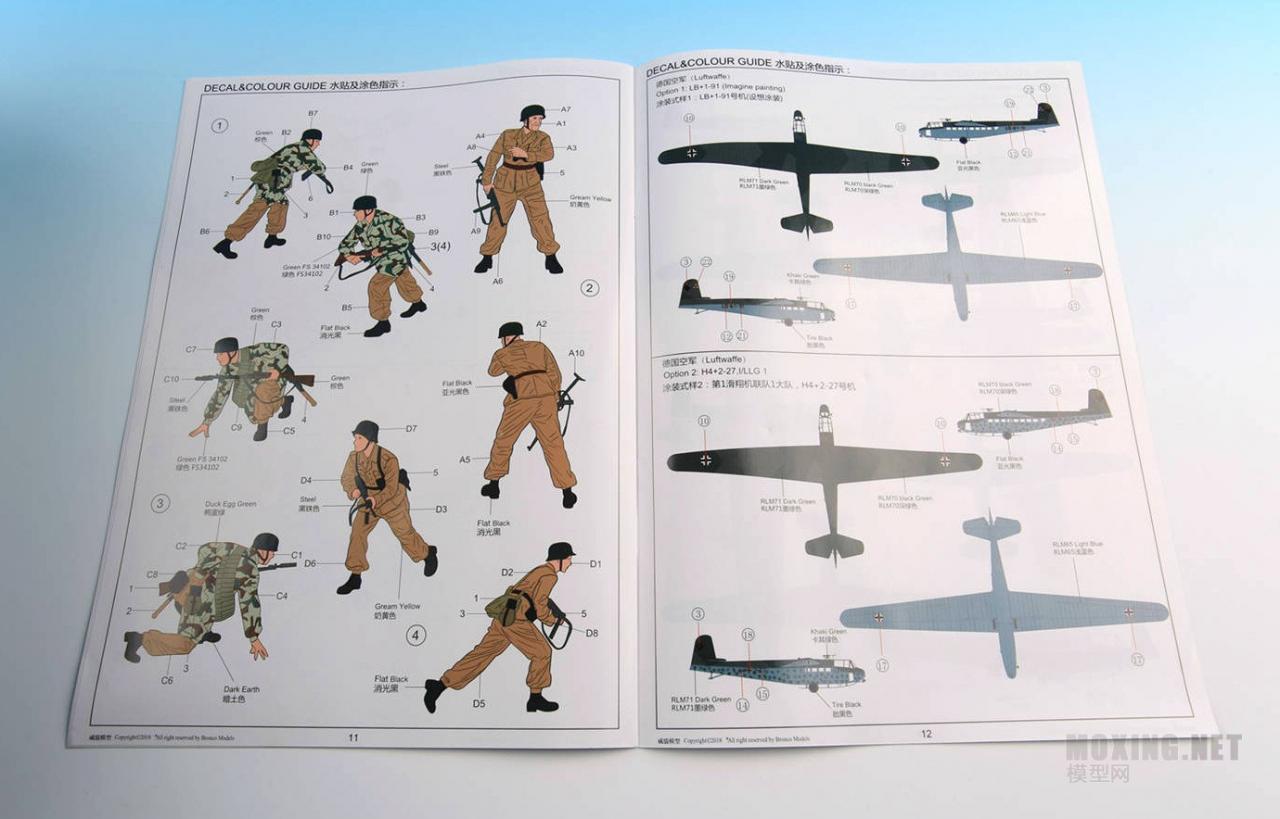 [模型网评测]威骏(CB35039)-1/35德国DFS 230 B-1型突击滑翔机与伞兵组-简介 - 第7张  | 制作坦克模型记录