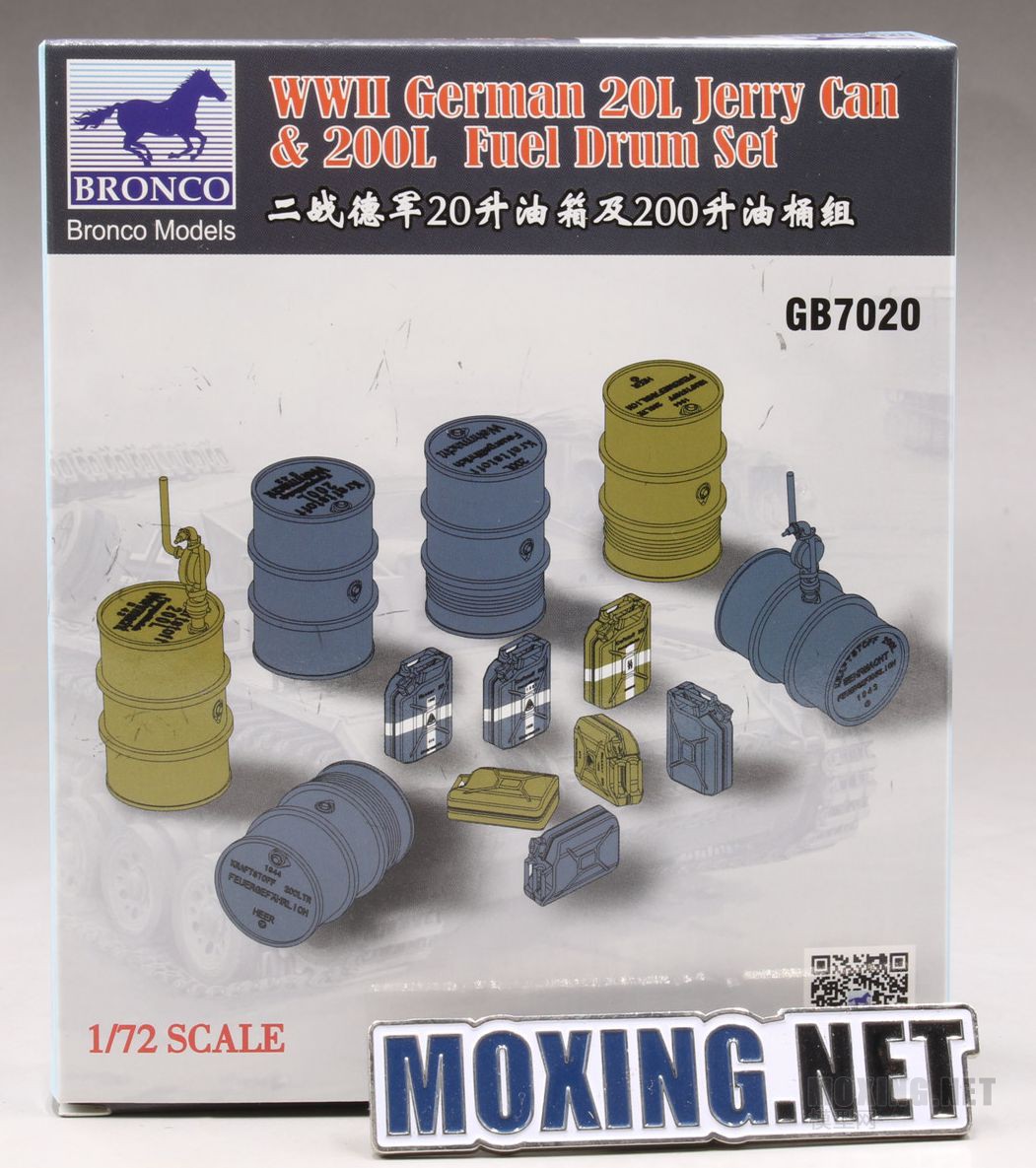 [模型网评测]威骏(GB7020)-1/72二战德军20升油箱与200升油桶组-开盒 - 第1张  | 制作坦克模型记录