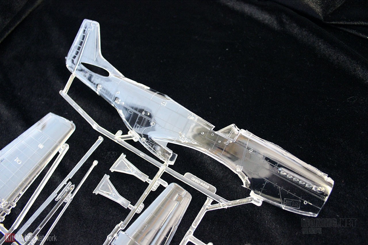 [开盒评测]威望/利华(REVELL)-1/32幻影P-51野马(透明展示版)(85-0067)-封绘及版件 - 第7张  | 制作坦克模型记录